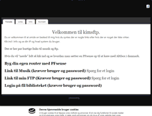 Tablet Screenshot of kimsftp.dk